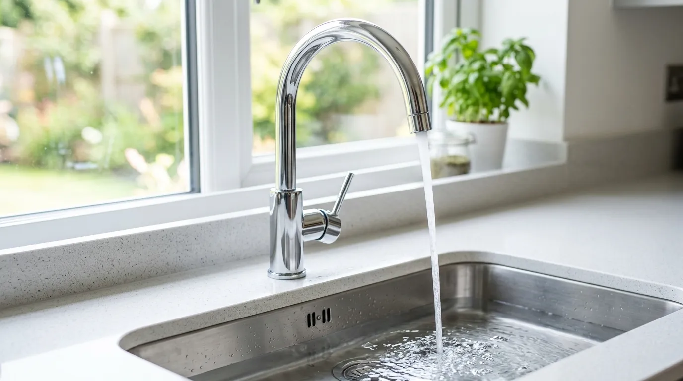 Local Plumbing Master Pros same day plumber fixing a faucet in Columbia, IL